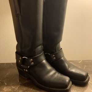 Frye biker boots!